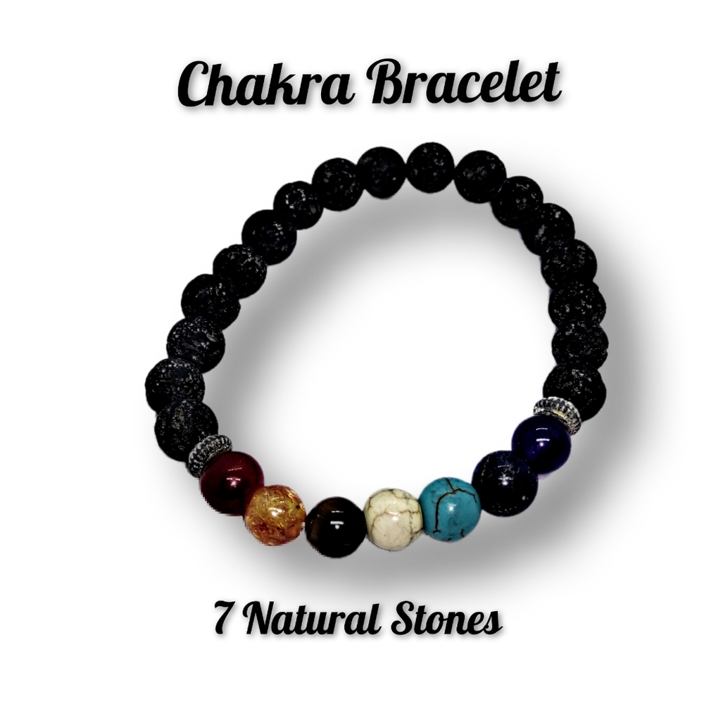 Chakra Bracelet w/Natural Stones